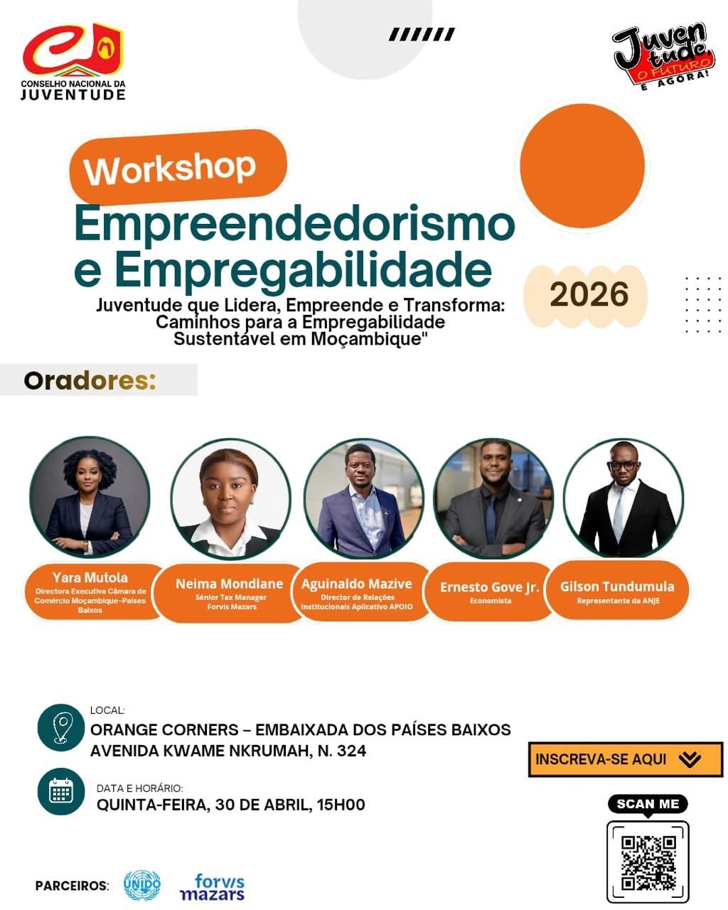 Mozambique youth entrepreneurship and employability workshop