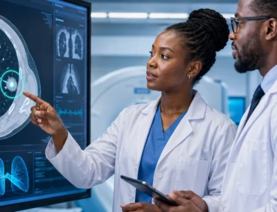 Trabalho em equipa Humano + IA em Radiologia: Ensaio clínico mostra melhores decisões sobre nódulos pulmonares